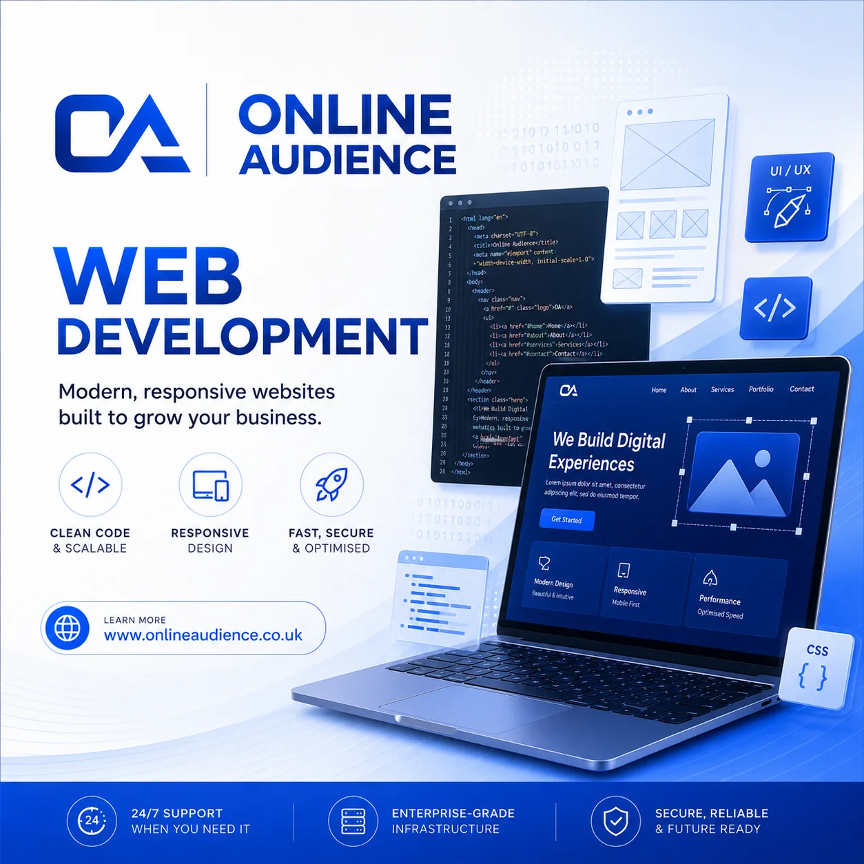 Give your station or business a website that explains, sells and converts.
